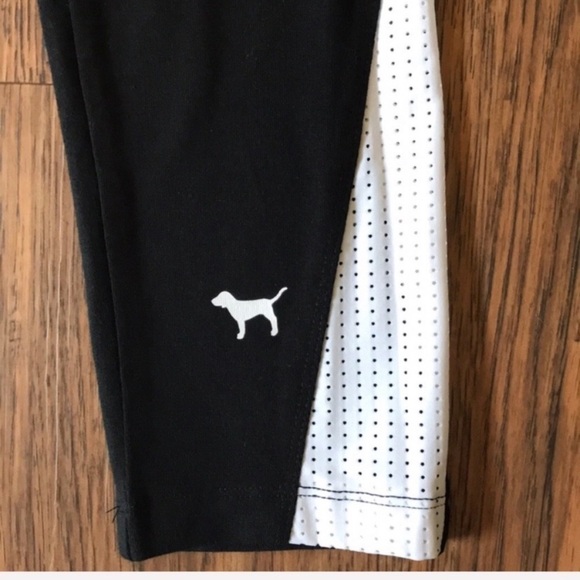 VS PINK Leggings - Silver & Tropical PINK - Picture 6 of 7